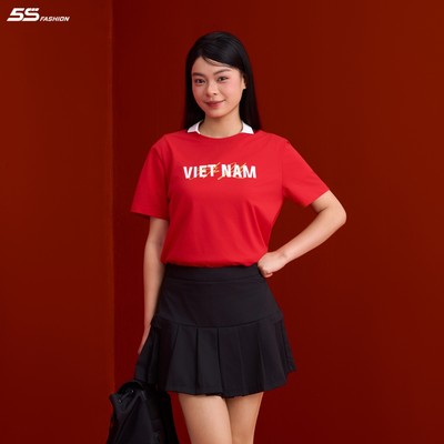 Áo Thun Unisex 5S FASHION Cotton Co Giãn, Phom Casual Năng Động, Tự Hào Việt Nam U0ATS26051