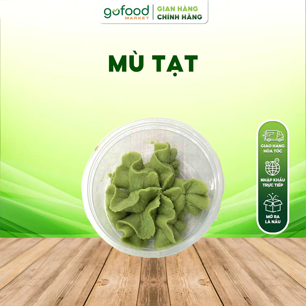 [Laifarm] GOFOOD - Mù Tạt Ma Rui Wasabi Nhật Bản Hộp 15gr Cay Nhẹ Ăn Sashimi Gofood Market