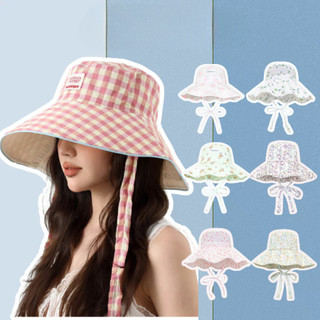 [Peinn] Mũ Hoa Nhí Unisex, Nón Bucket Tai Bèo Vành Rộng Chống Nắng Phối Dây Cột Đi Biển Mùa Hè  - Mã NV00