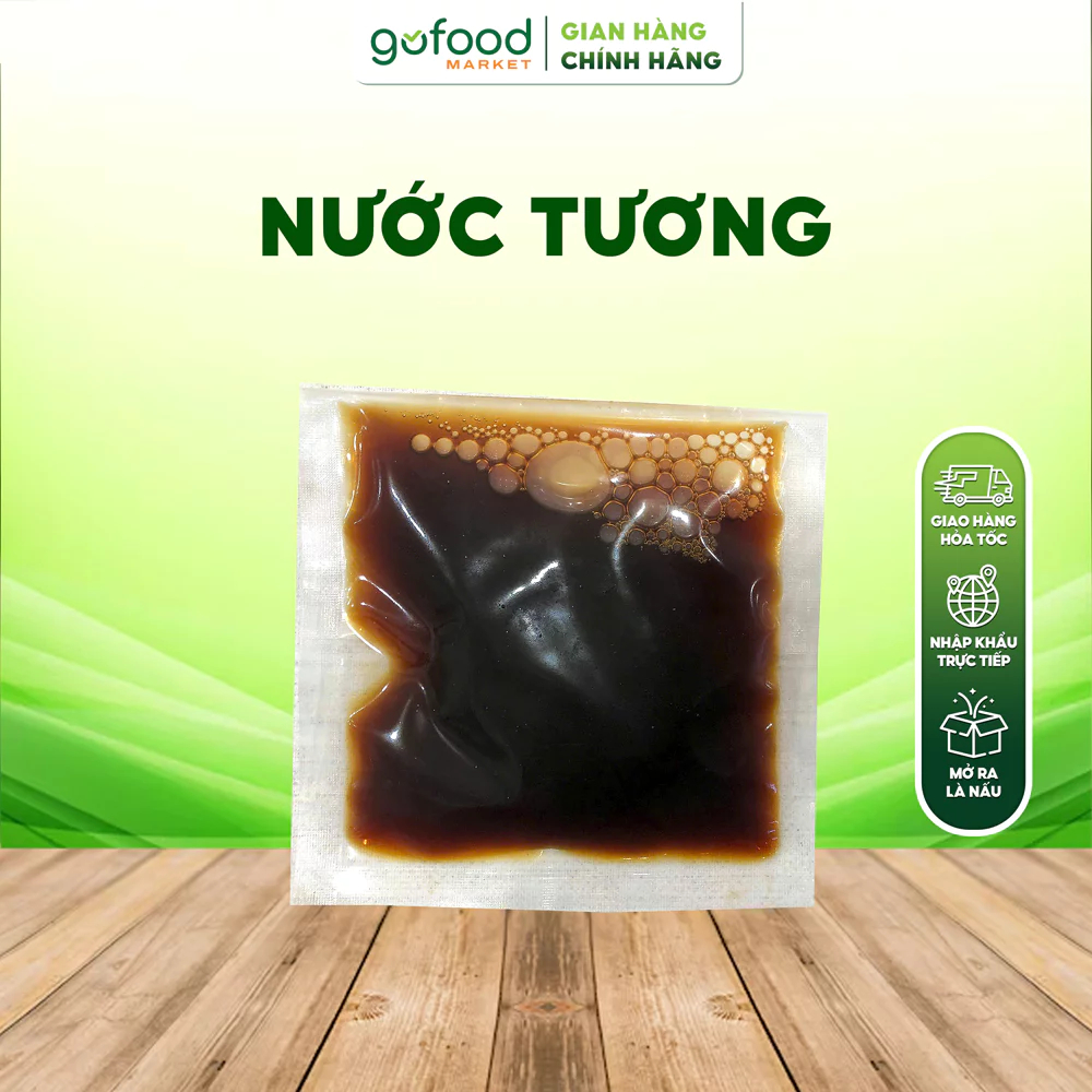 [Laifarm] GOFOOD - Nước Tương Kikkoman Shoyu Nhật Bản Gói Lẻ 40ml Ăn Sashimi Gofood Market