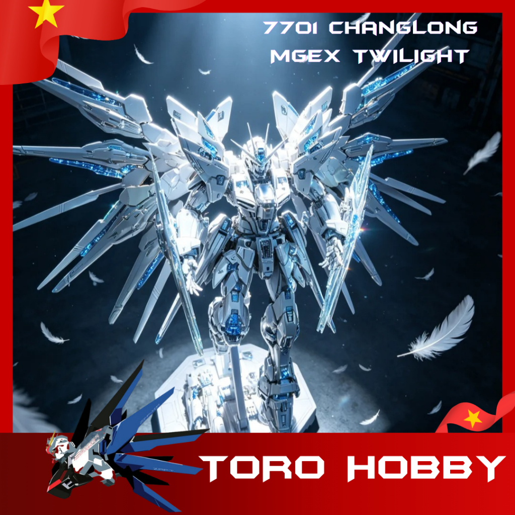 [ĐẶT TRƯỚC] 7701 Changlong MGEX Strike Freedom Twilight Coating (CÓ EFFECT CÁNH)