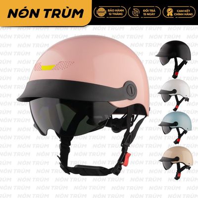 Mũ bảo hiểm nửa đầu GXT GX02 có kính âm dành cho nam nữ đi xe máy