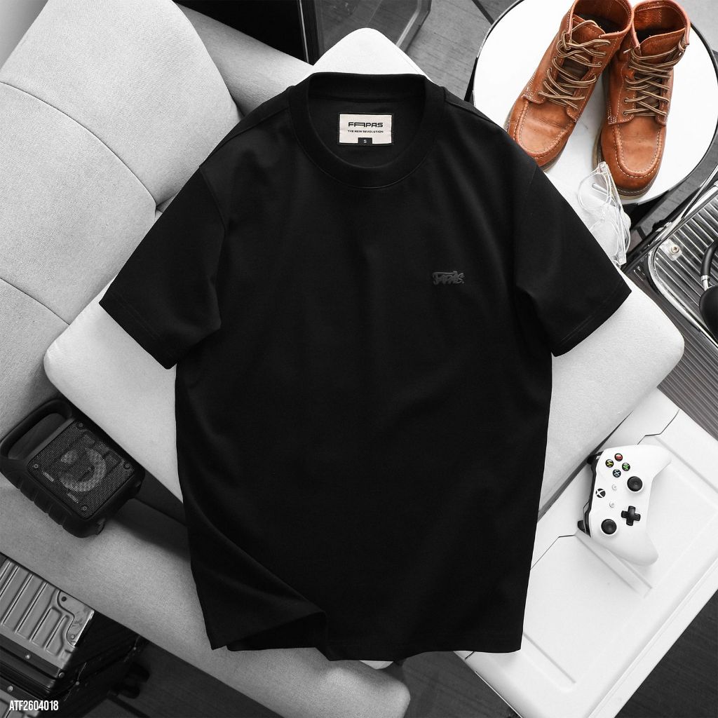 [JANSHOP] Áo Thun Relaxed Solid, Chất Cotton Co Giãn Thoáng Mát, Form Tối Giản, Dễ Phối Đồ, Năng Độn