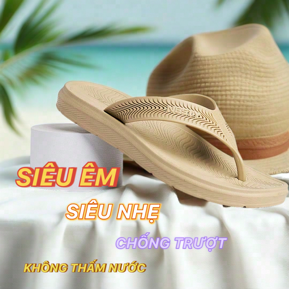 [NE66] DÉP KẸP NESTY SIÊU NHẸ, ÊM, CHỐNG TRƠN- ĐƯỜNG VÂN 3D CÁ TÍNH HIỆN ĐẠI [NE66]