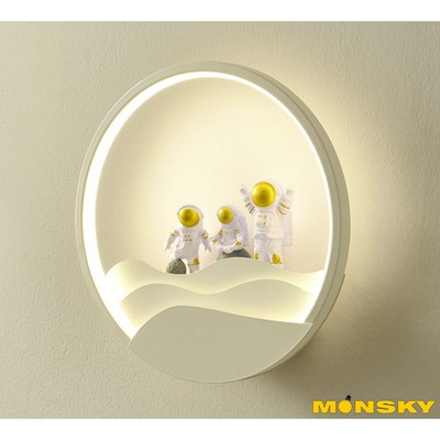 Đèn tường MONSKY LUKY trang trí nội thất hiện đại 3 màu ánh sáng hiện đại sang trọng