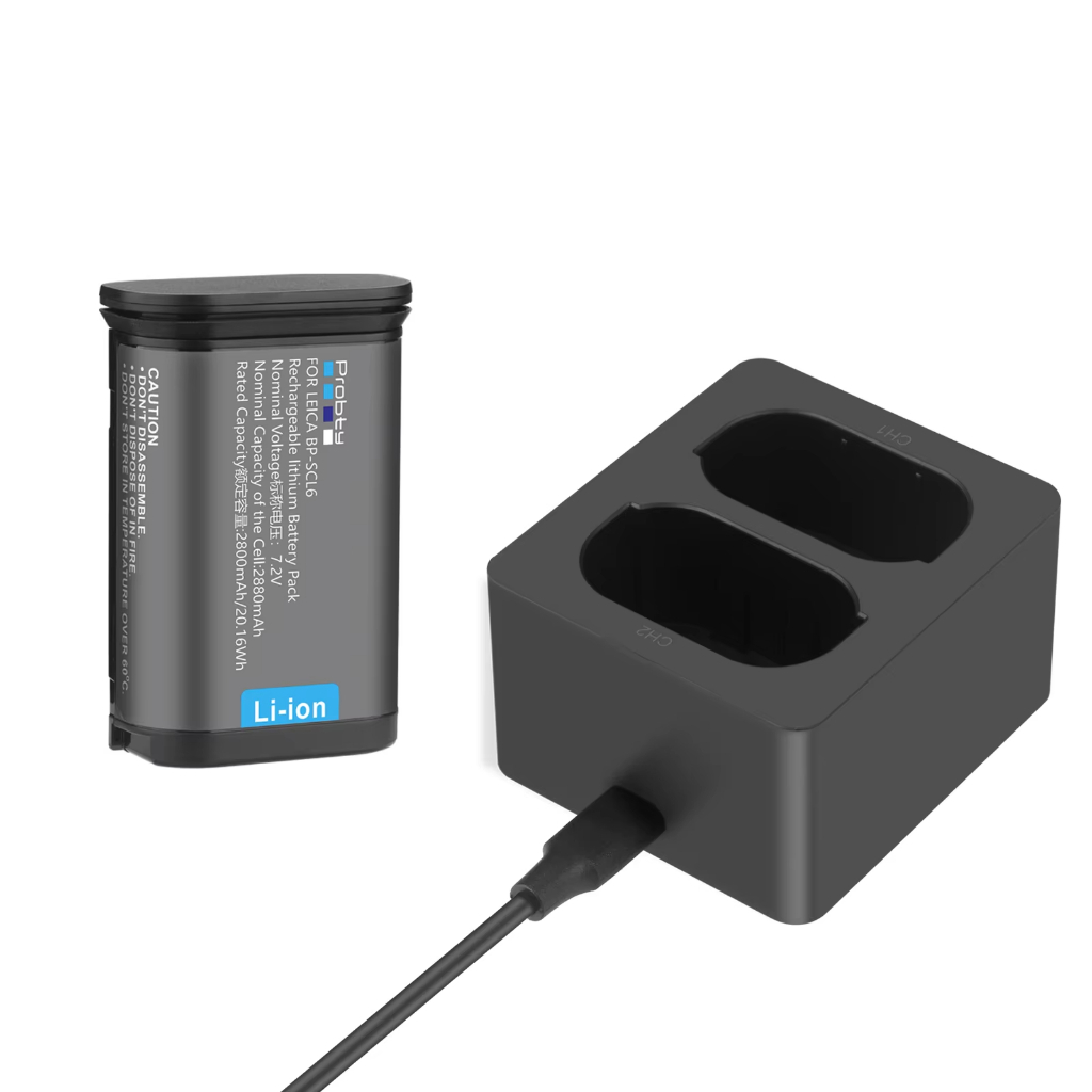 Leica BP-SCL4 BP-SCL6 2800mAh | Pin và sạc máy ảnh Probty cho Leica BP SCL4 SCL6 cho Q2 Q3 SL2 SL3 43 | BigBuy360 - bigbuy360.vn