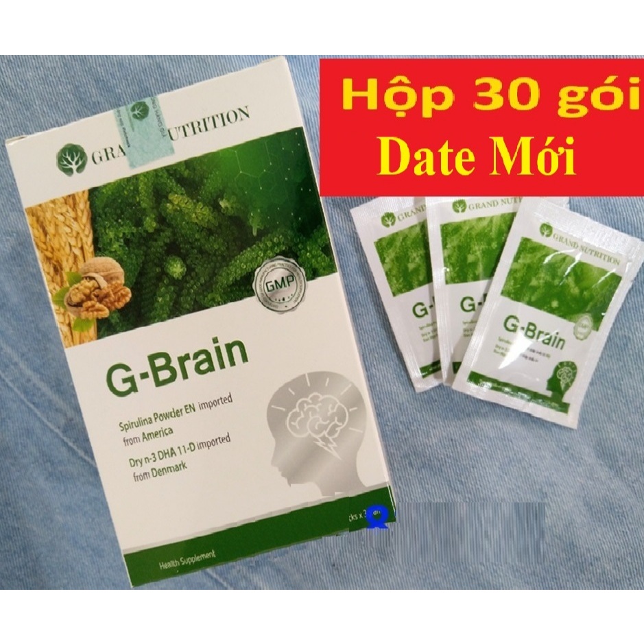 Cốm Trí Não G.Brain - Hỗ trợ bổ não tăng cường trí nhớ, cải thiện khả năng tập trung [G-Brain GBRAIN