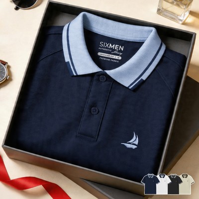 Áo Polo Nam SIXMEN Polo Haven Cổ Bẻ Tay Ngắn Vải Cá Sấu FeelMax Premium Cao Cấp Co Giãn Thoáng Mát