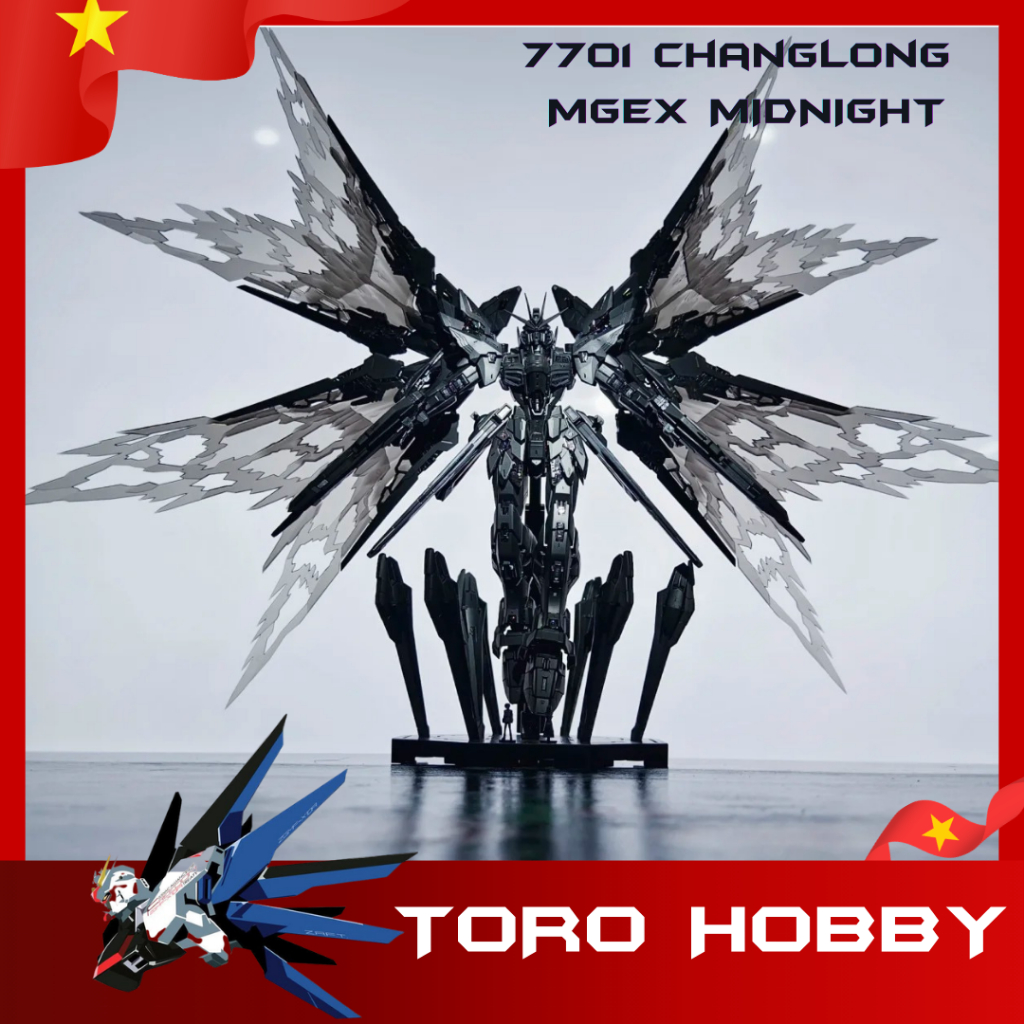 [HÀNG SẴN] 7701 Changlong Mô Hình Strike Freedom MGEX Midnight (1/100)