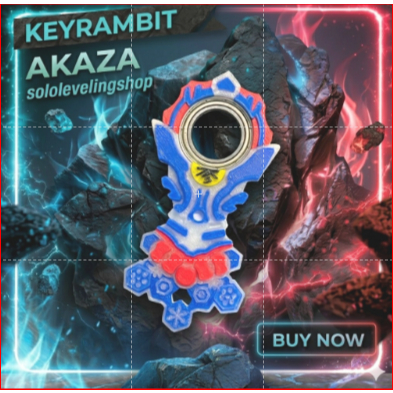 Keyrambit Akaza - Keyrambit đặc biệt - Chất Liệu Nhựa In 3D Cao Cấp - Móc Khoá Xả Stress
