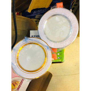 Đèn led âm trần 9w 3 màu phi 90