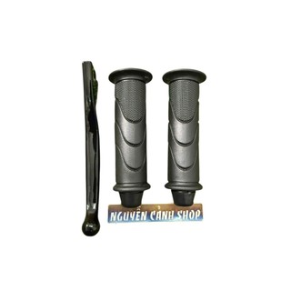 Combo Bao Tay + Tay Thắng Sơn Tĩnh Điện Đen Bóng cho các dòng xe máy Tay ga và xe số
