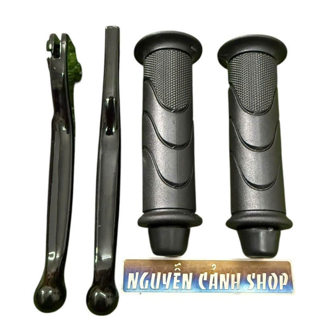 Combo Bao Tay + Tay Thắng Sơn Tĩnh Điện Đen Bóng cho các dòng xe máy Tay ga và xe số