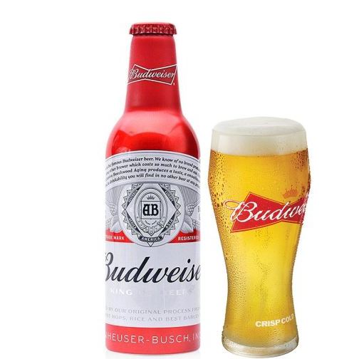Bia Budweiser 5% Mỹ – thùng 12 chai nhôm 355ml