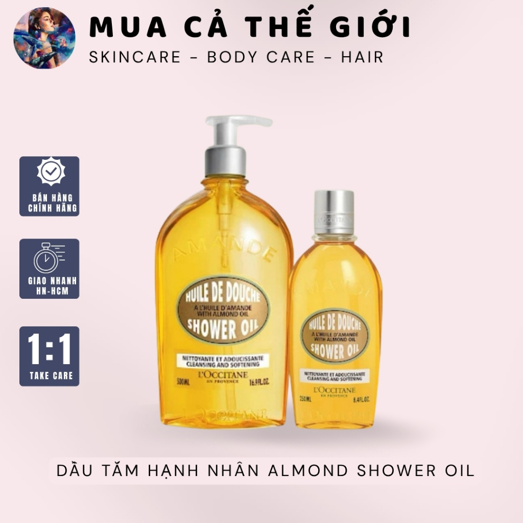 Dầu Tắm Hạnh Nhân Almond Shower Oil