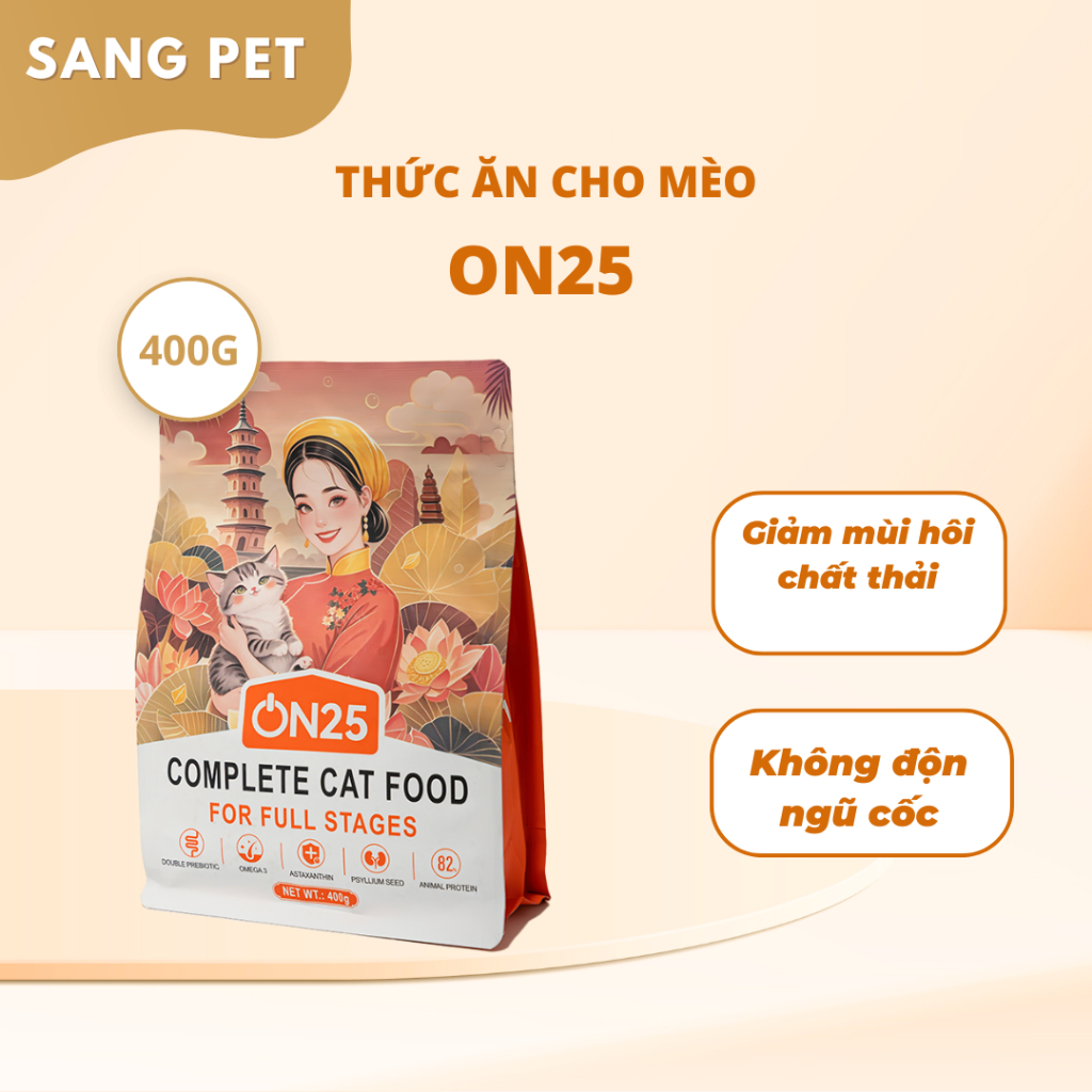 Hạt Cho Mèo Mọi Lứa Tuổi On25 - 3kg