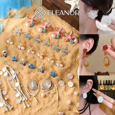 Bông tai nữ đi biển Eleanor Accessories đa dạng kiểu dáng phụ kiện trang sức khuyên tai mùa hè 10361