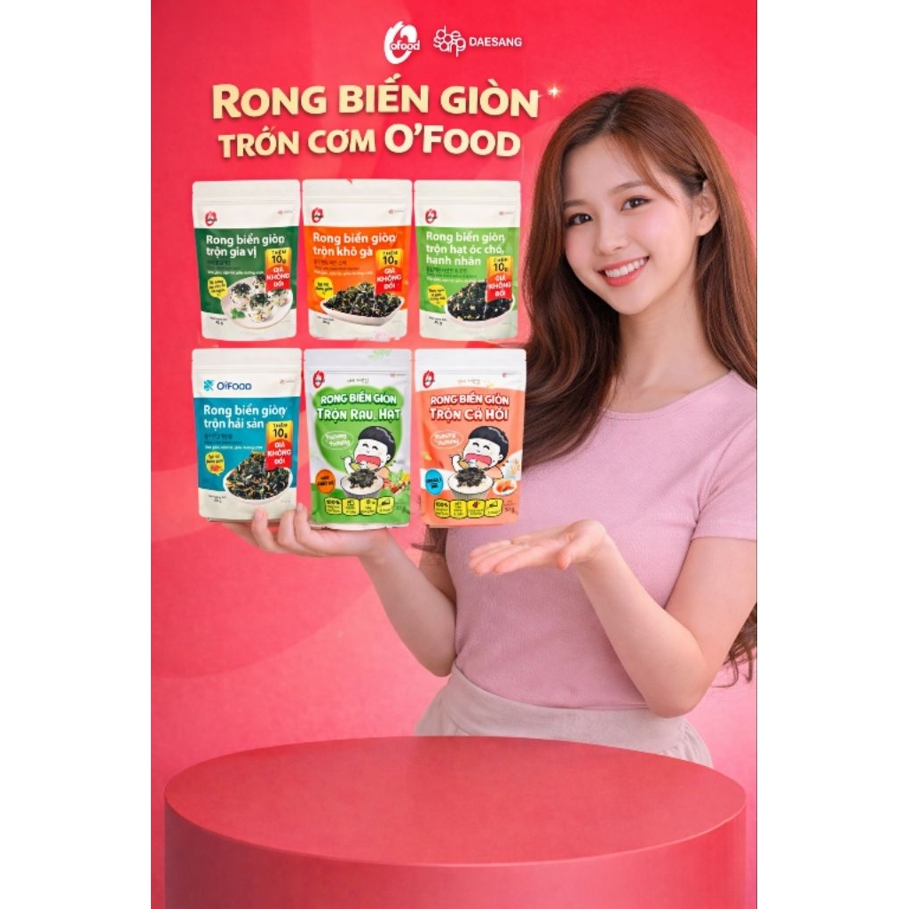 Rong biển trộn cơm cao cấp Ofood