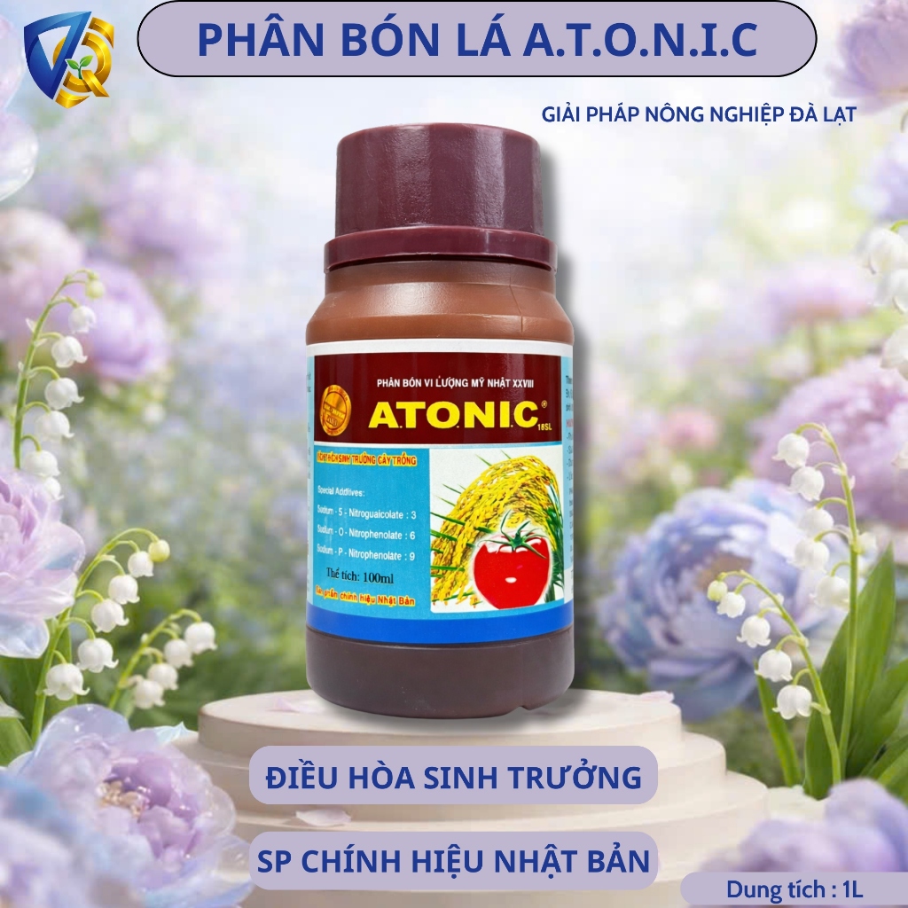 Phân Bón Atonic 100ml Kích Thích Sinh Trưởng Cây Trồng – Ra Rễ Mạnh, Bung Đọt Nhanh, Đậu Hoa Trái Ca