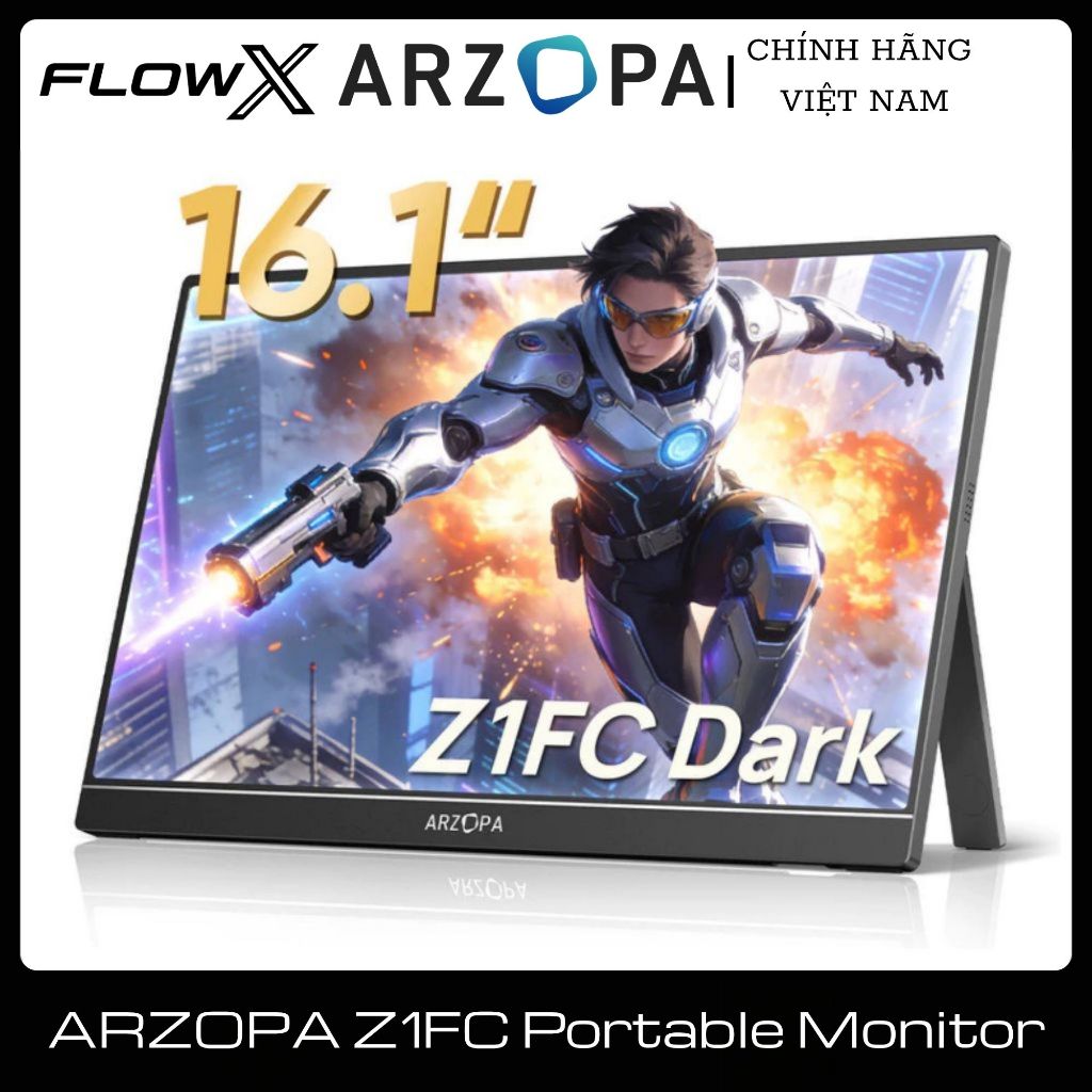 Màn Hình Di Động ARZOPA Z1FC 16.1 Inch FHD 144Hz 100% sRGB HDR USB-C HDMI