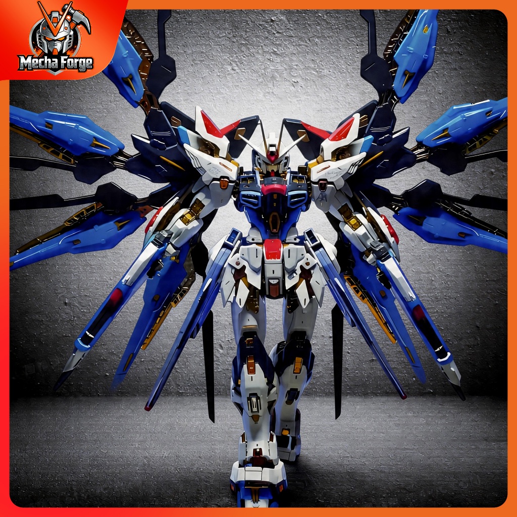 ChangLong 7701 MGEX 1/100 Strike Freedom Gundam Assembly Model Kit with Base & Water Slide Decals Ac