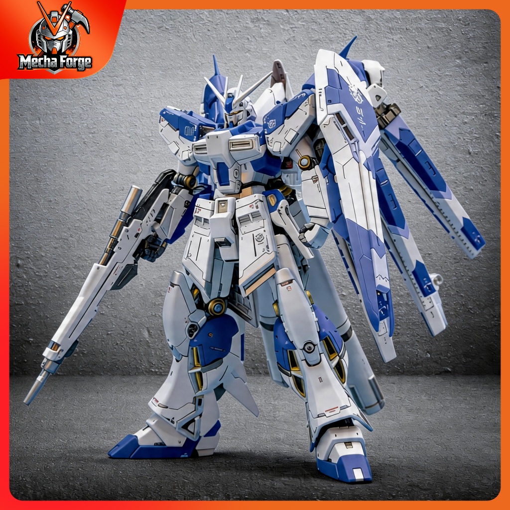 Changlong 5503 RG 1/144 RX-93V2 Hi-Nu Gundam Assembly Model Kit with Water Slide Decals Action Figur