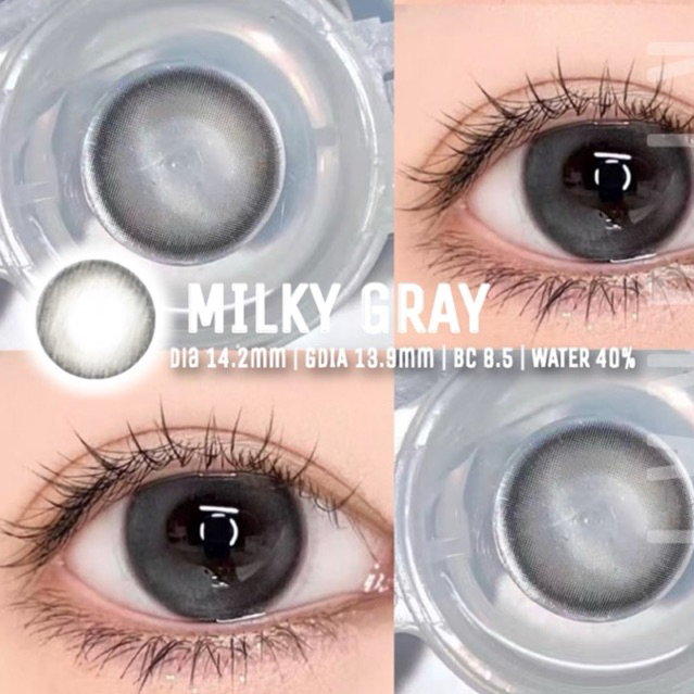 MILKY GRAY - XÁM TỰ NHIÊN - OLIVIA MONROSE LENS
