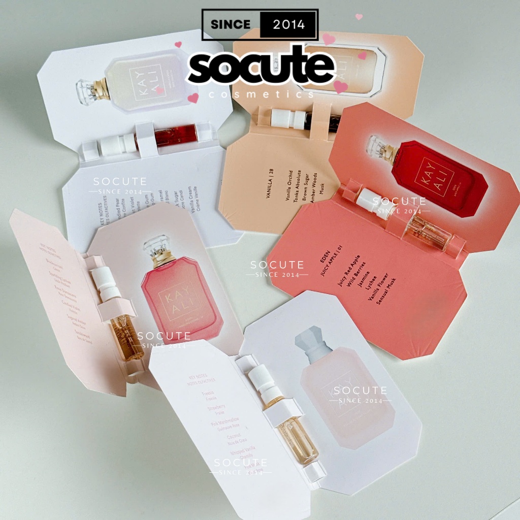 Socutevn - Vial nước hoa Kay Ali Vanilla 28, Eden Juicy Apple, Rose Royale 31, Chocolate Oud 11 1.5m