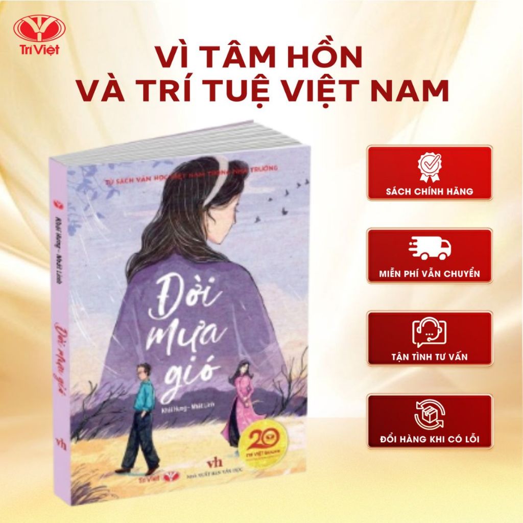 Tủ Sách Văn Học Việt Nam Trong Nhà Trường - Đời Mưa Gió - Bìa Mềm - Trí Việt