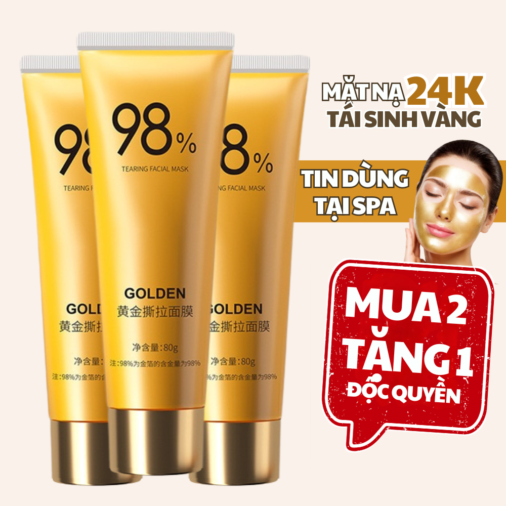 M2T1 Mặt nạ lột lá vàng- Mặt nạ chống nhăn 98% Golden Peel Off