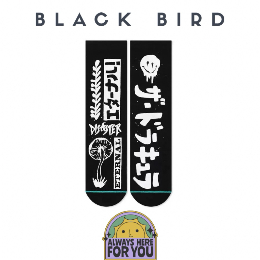 Tất cổ cao Blackbird - Tất phong cách hiphop streetwear style