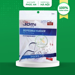 Tăm Chỉ Kẻ Răng Jomi Disposable Flosser 80 Cây/Gói