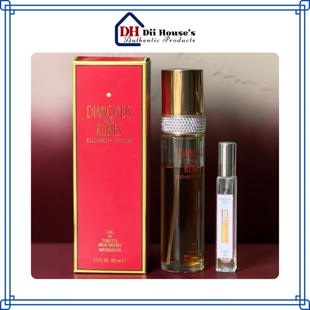 Chiết 10ml - Nước hoa nữ Elizabeth Taylor Diamonds and Rubies EDT - diihouses.