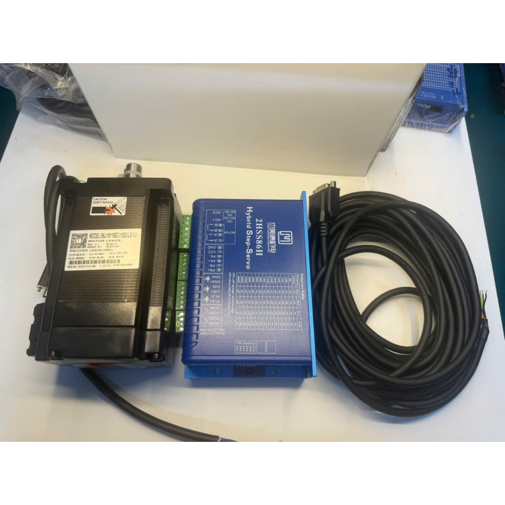 [Hàng mới] Combo Driver+Motor+Cáp  JMC 2HSS86H + Motor: 86J18118EC-1000-LS-YJ