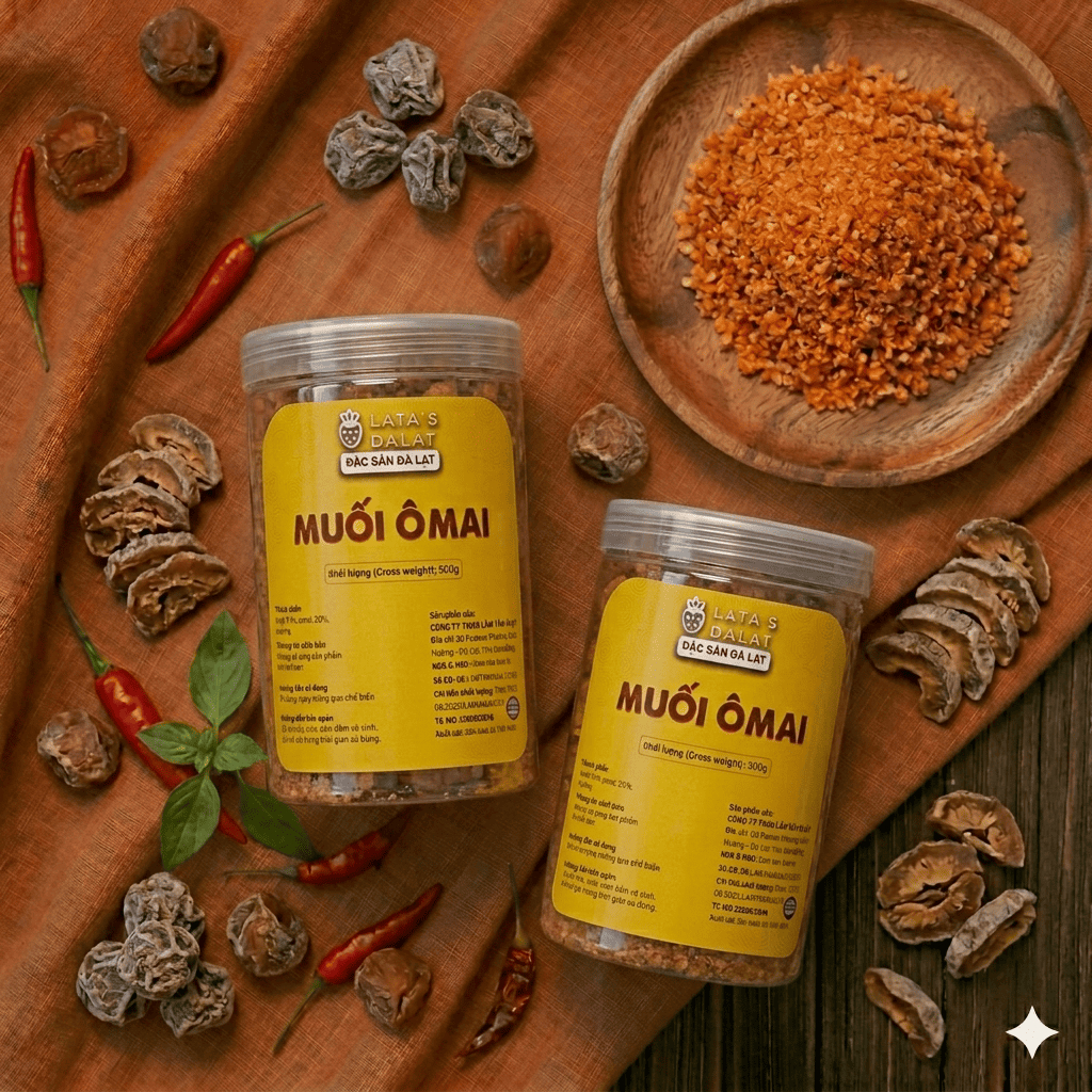 MUỐI XÍ MUỘI ( MUỐI Ô MAI)