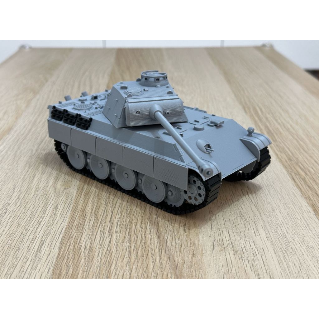 Mô Hình Xe Tăng Phòng Không Flakpanzer 341 Panther Tỷ Lệ 1:35 In 3D-Tank Đức WWII, Pháo Phòng Không