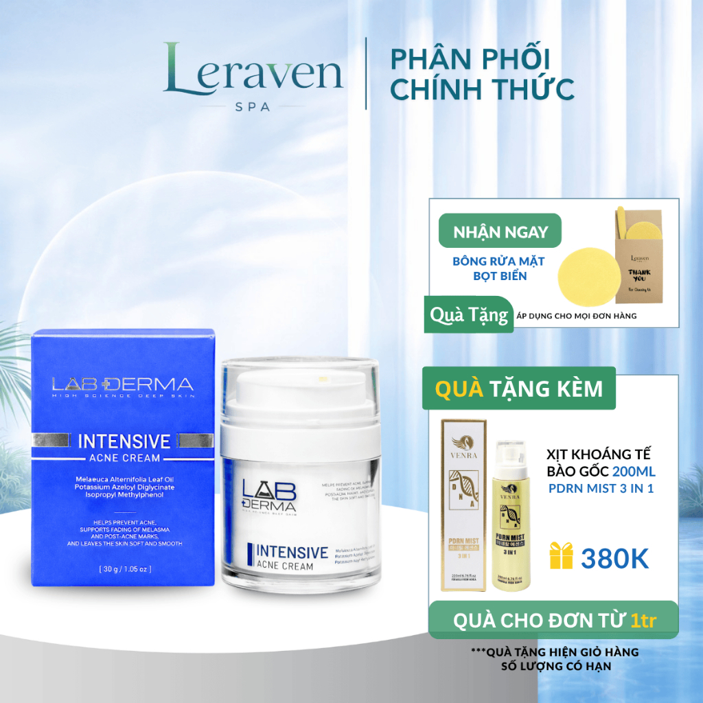 Kem mụn Intensive Acne Cream Lab Derma 30g