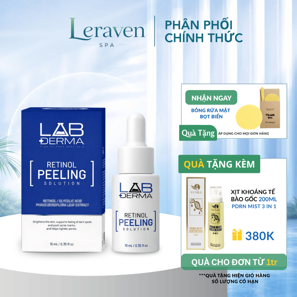 Tinh chất peel da khoa học Peel Retinol Peeling Solution Lab Derma 10ml