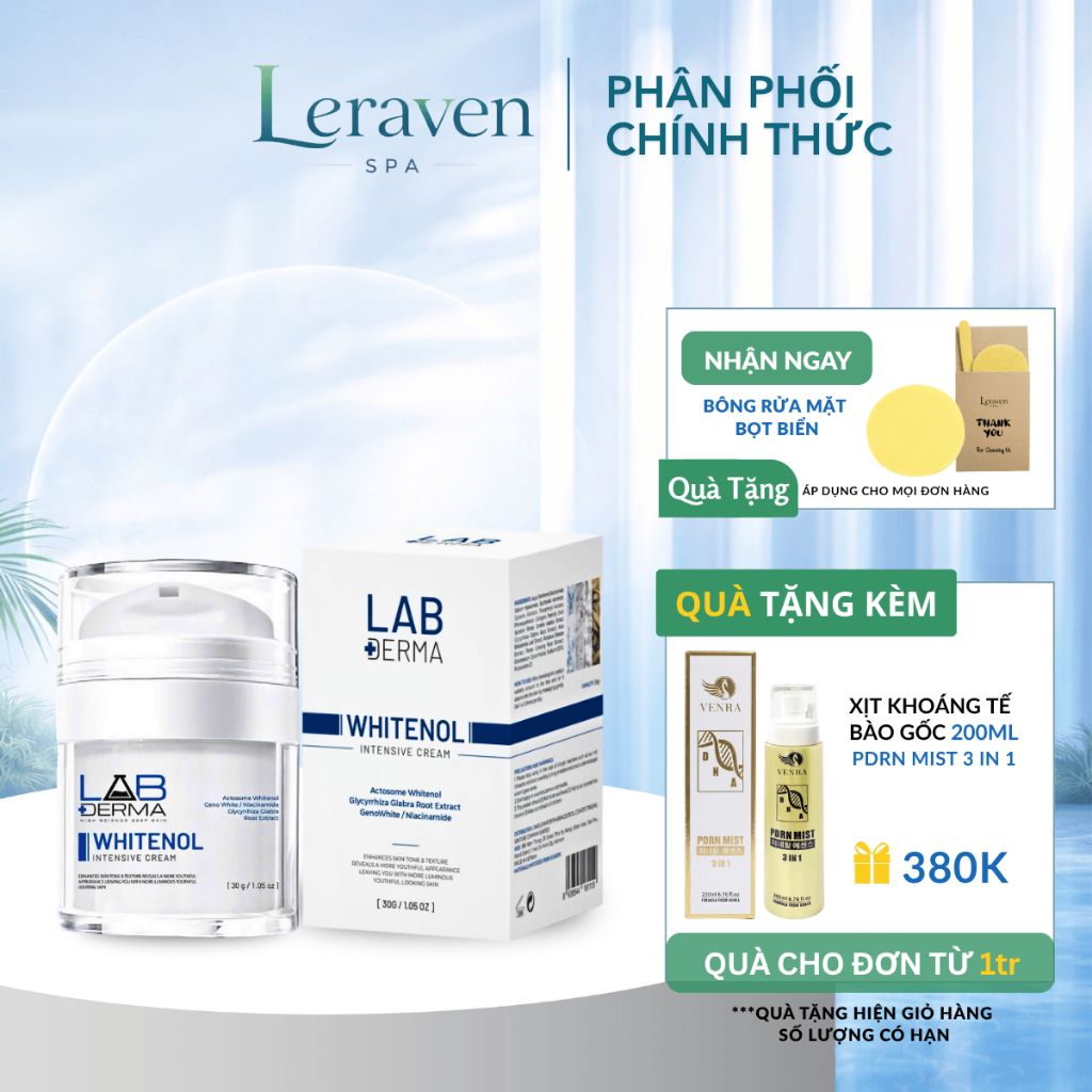 Kem Whitenol Intensive Cream Lab Derma 30g