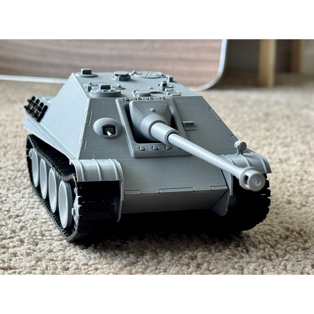 Mô Hình Xe Diệt Tăng Jagdpanther Tỷ Lệ 1:35 In 3D - Tank Đức WWII, Săn Panther Cao Cấp