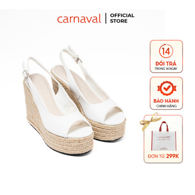 Sandal gót cao 11 phân đế xuồng mũi hở Carnaval siêu cao, siêu sang, siêu quyến rũ - VS05