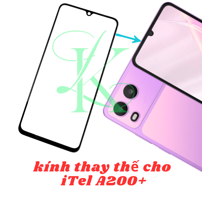 Kính ép trên màn hình dành cho Itel A200 Plus (Itel A200+) | kính ép dành cho Itel A200 Plus (Itel A