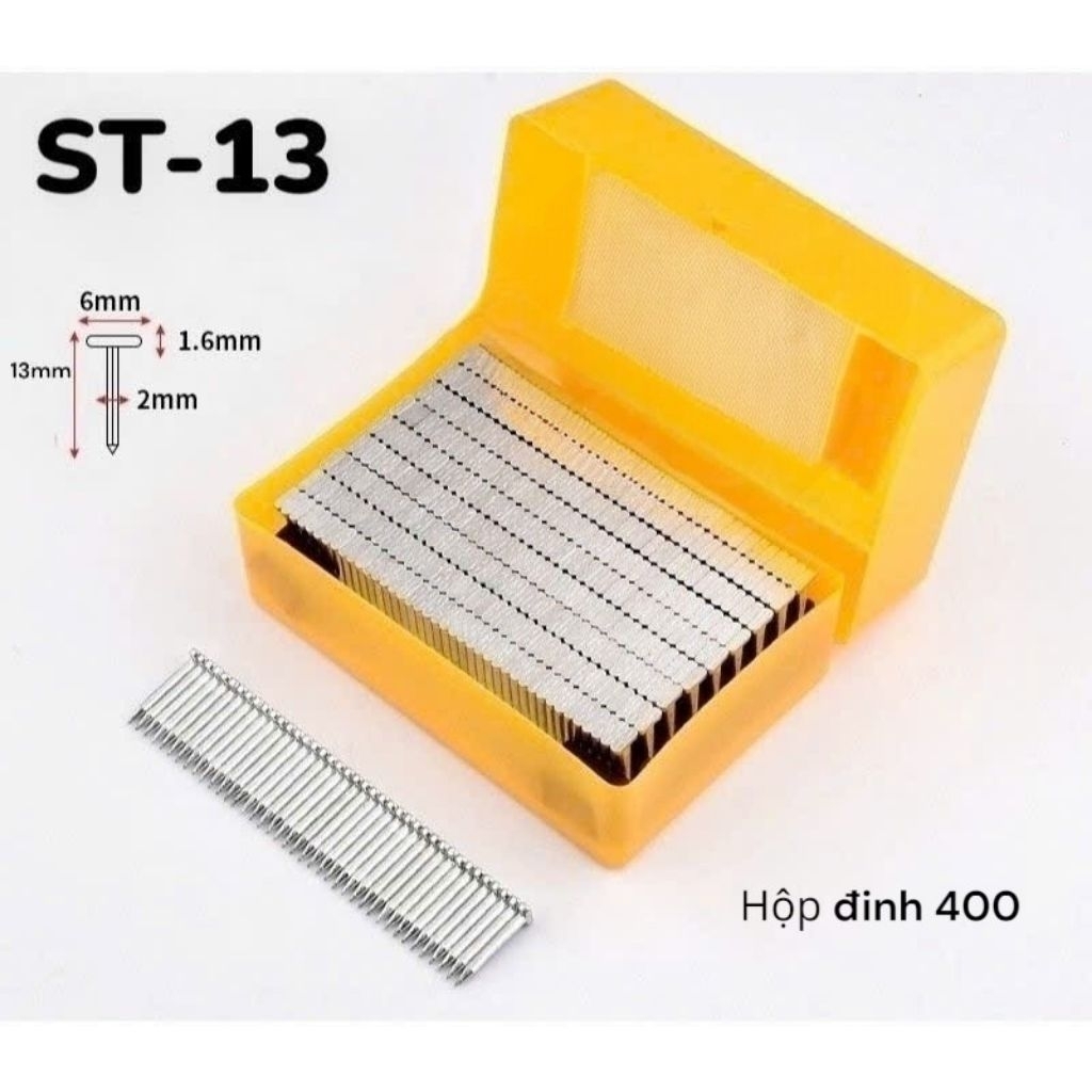 Đinh bê tông ST13 hộp 1000PCS và 400PCS - Dùng cho máy bắn đinh điện , dụng cụ hỗ trợ đóng đinh ST18