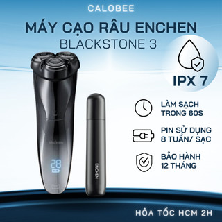 Máy cạo râu enchen Blackstone 3 chống nước IPX7 sạc type C pin trâu quà tặng cho bạn trai bảo hành 12 tháng