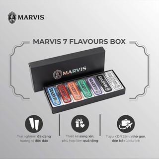 Kem đánh răng Marvis Mini Set 7 tuýp x 25ml