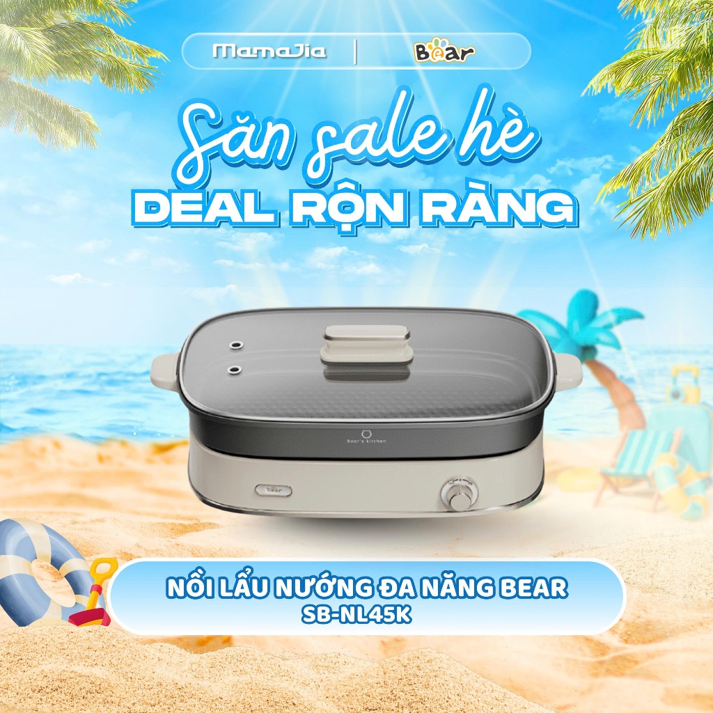 Nồi lẩu nướng đa năng Bear SB-NL45K