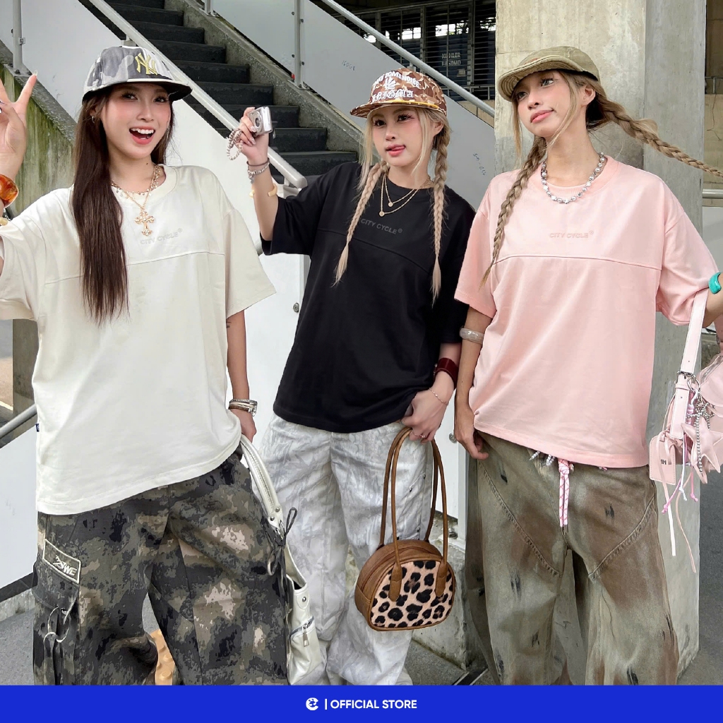 Áo thun phông unisex T Shirt form rộng mùa hè Local Brand Chính Hãng City Cycle Áo thun Big Star | BigBuy360 - bigbuy360.vn