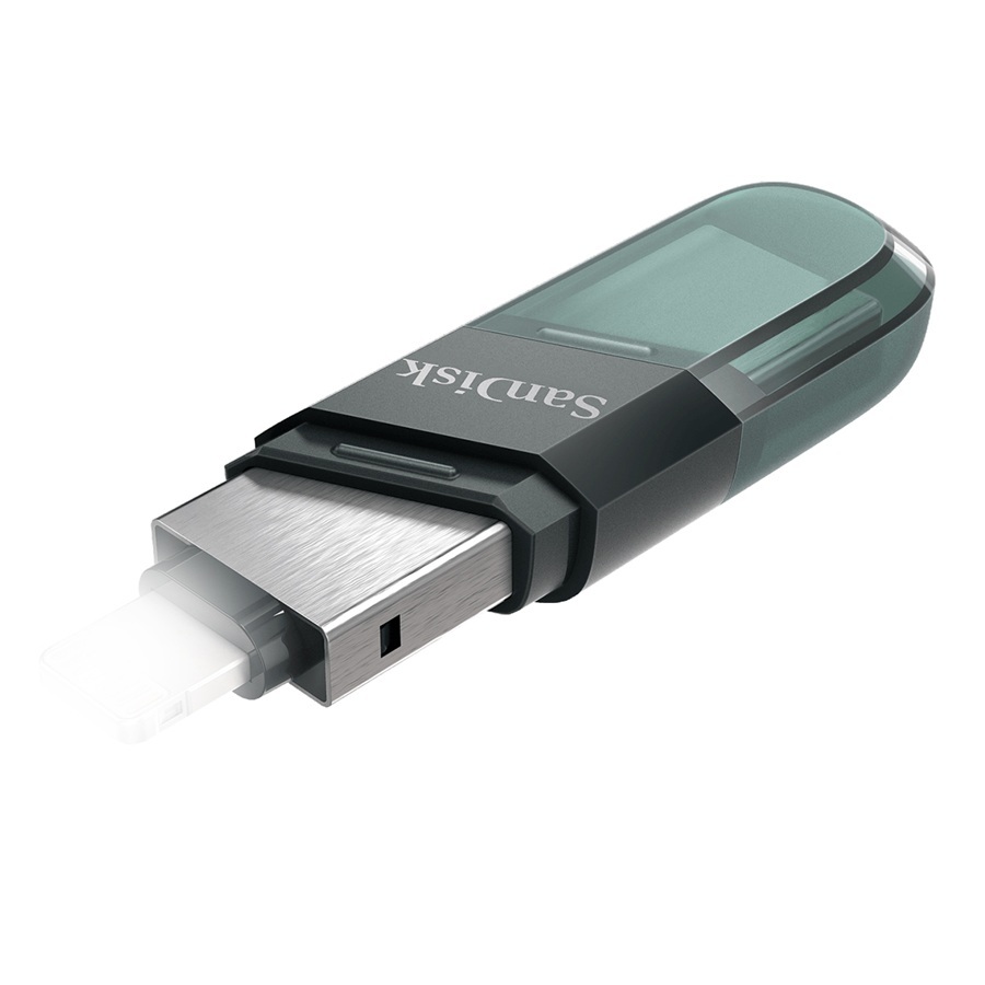 USB SanDisk iXpand Flip Flash Drive OTG 3.1 256GB - SDIX90N-256G (Bạc) - Phụ Kiện 1986