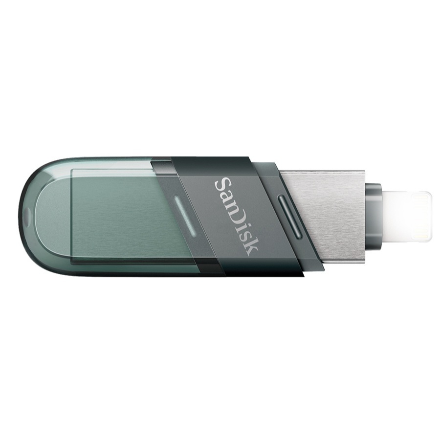 USB SanDisk iXpand Flip Flash Drive OTG 3.1 128GB - SDIX90N-128G (Bạc) - Phụ Kiện 1986