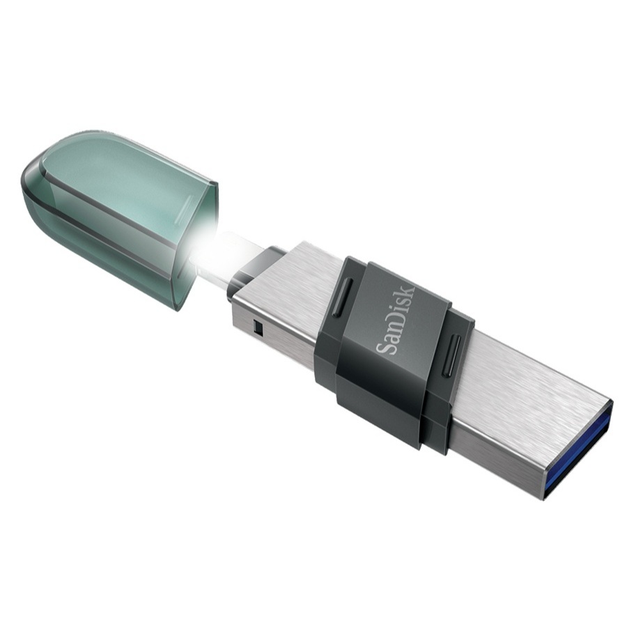 USB SanDisk iXpand Flip Flash Drive OTG 3.1 64GB - SDIX90N-064G (Bạc) - Phụ Kiện 1986
